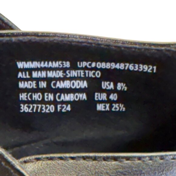 Madden NYC Women’s Black Lug Sole Adjustable Strap Mary Jane Shoes Size 8.5 US - Picture 5 of 8